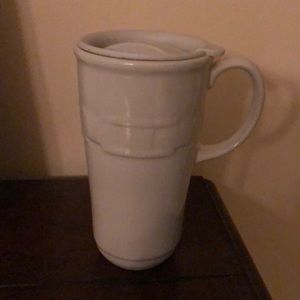 Longaberger Pottery Travel Mug